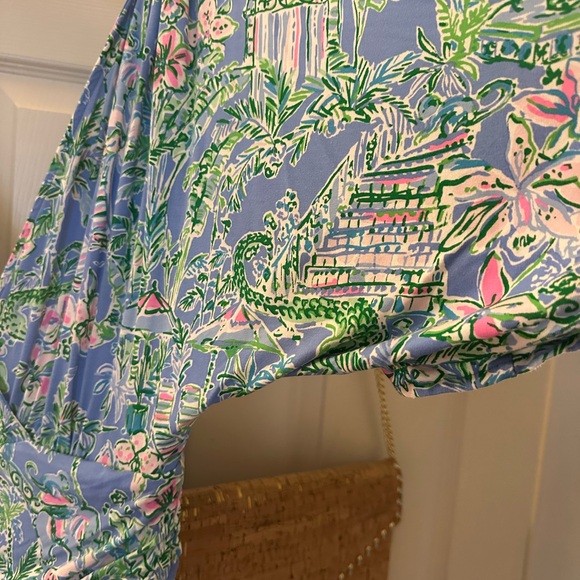 EUC Lilly Pulitzer Parigi skirted romper - Picture 3 of 6